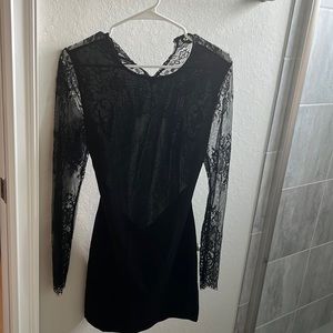 Brand new black long sleeve dress never worn